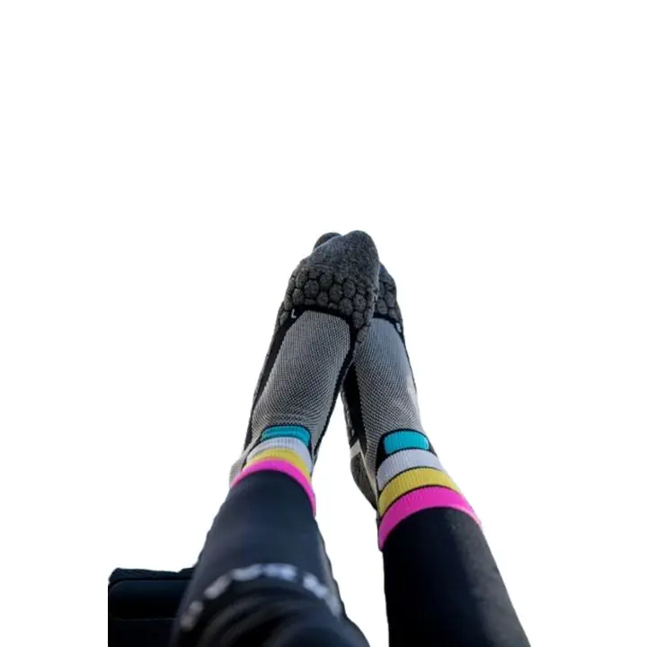Poederbaas Technical Ski Socks Compress Merino Pro black