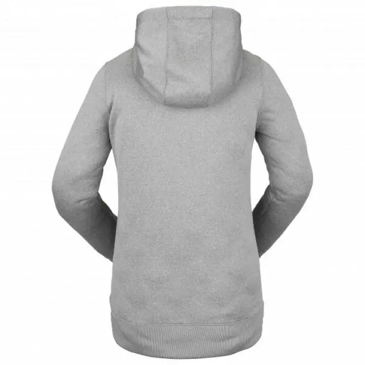 Volcom Yerba p-o Fleece women's hoodie heather grey