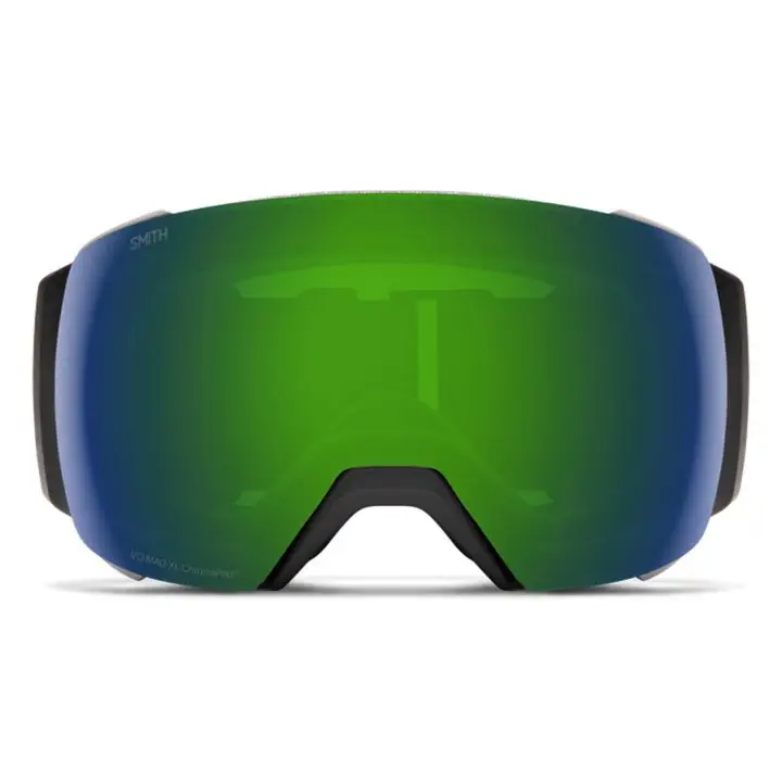 Smith I-O MAG XL Black Chromapop Sun Green Mirror