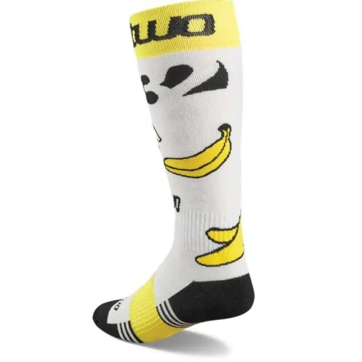 Thirtytwo Double Sock Yellow White