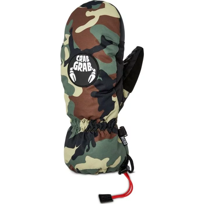 Crab\u0020Grab\u0020Cinch\u0020Youth\u0020Mitt\u0020mittens\u0020woodland\u0020camo