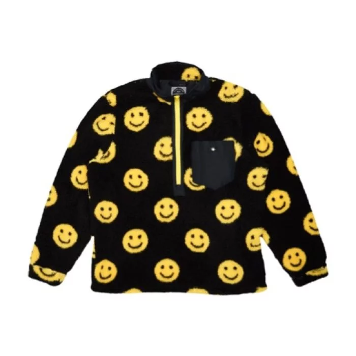 Airblaster\u0020Sherpa\u0020Half\u0020Zip\u0020Big\u0020Yellow\u0020Smile