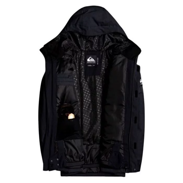 Quiksilver\u0020Mission\u0020Solid\u0020Jacket\u0020Black